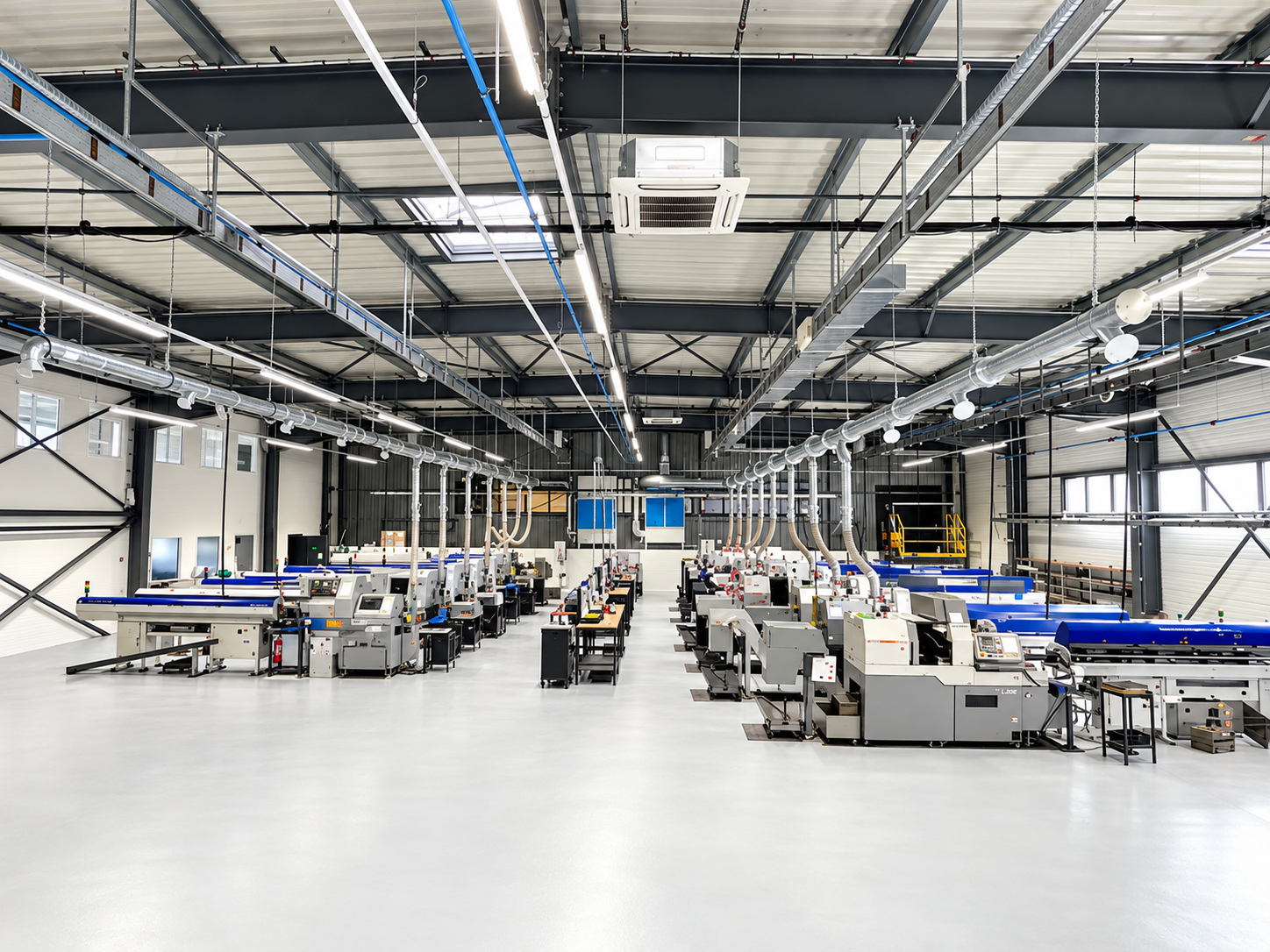 Vue de l’atelier de décolletage JMTEC
